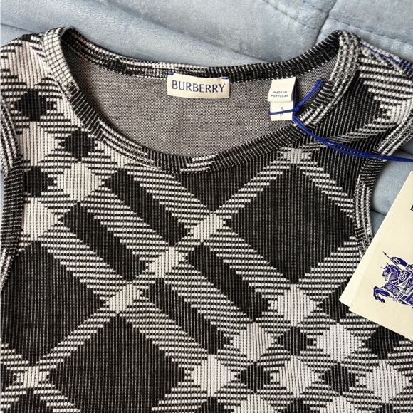 Burberry Black and Gray Women's Top L - Picture 2 of 5